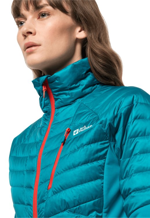 New Freshwater Blue Nebelhorn Down Hybrid W Brand Jack Wolfskin