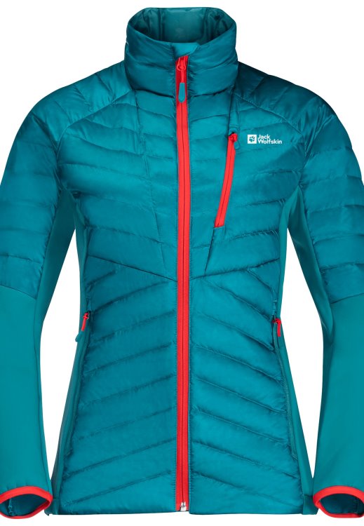 New Freshwater Blue Nebelhorn Down Hybrid W Brand Jack Wolfskin