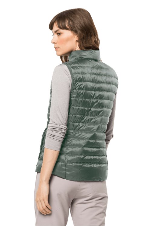 Brand Jack Wolfskin Hedge Green Brands Pack & Go Down Vest W