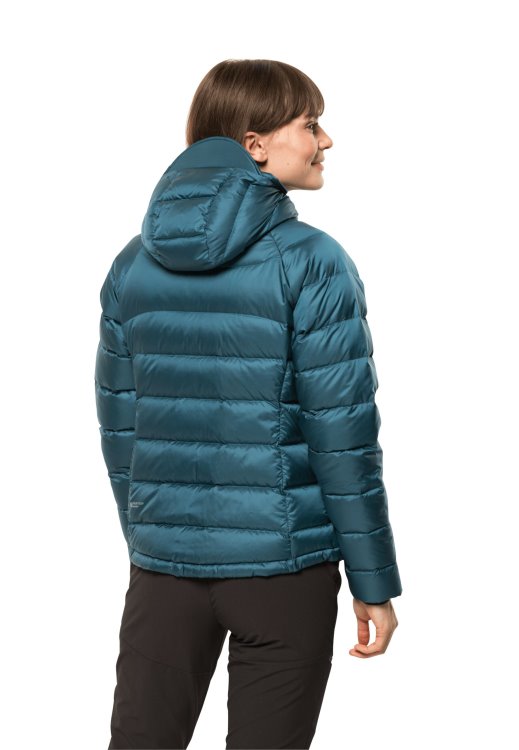 Brand Jack Wolfskin Hot Nebelhorn Down Hoody W Blue Coral