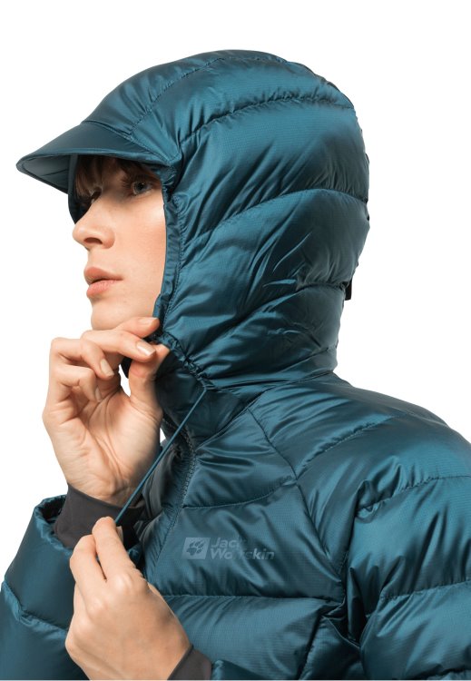 Brand Jack Wolfskin Hot Nebelhorn Down Hoody W Blue Coral