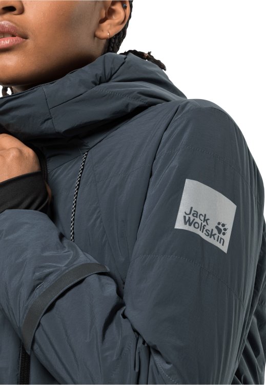 Brand Jack Wolfskin Slate Blue Bike Commute Ins Jacket W Best