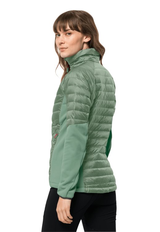 Brand Jack Wolfskin Nebelhorn Down Hybrid W Collections Granite Green
