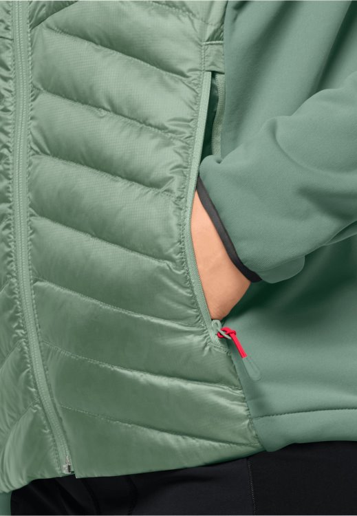 Brand Jack Wolfskin Nebelhorn Down Hybrid W Collections Granite Green