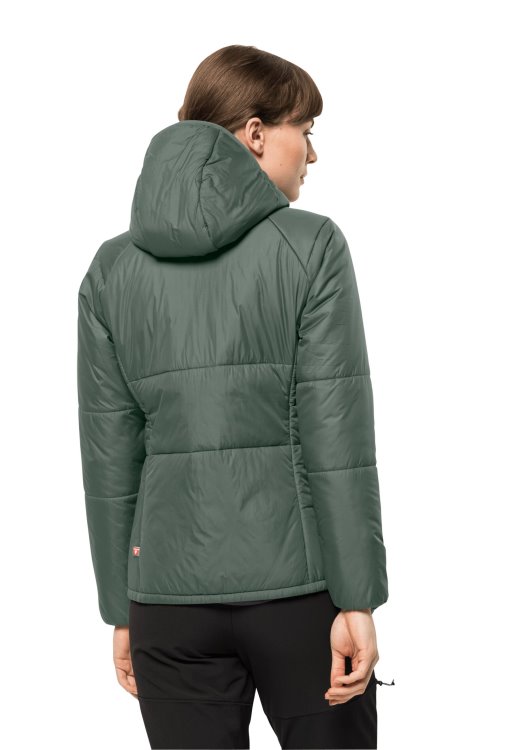Fashion Brand Jack Wolfskin Hedge Green Bergland Ins Hoody W