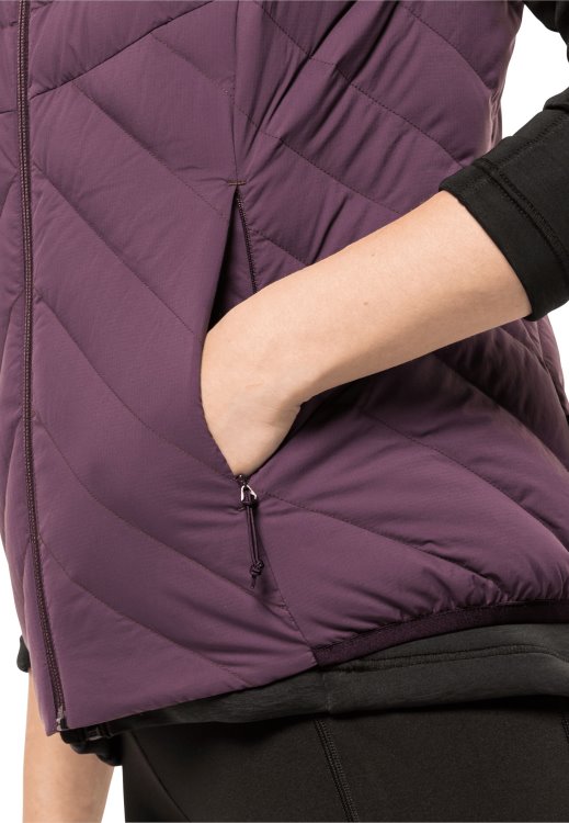 Athletic Down Vest W Brand Jack Wolfskin Grapevine Origins