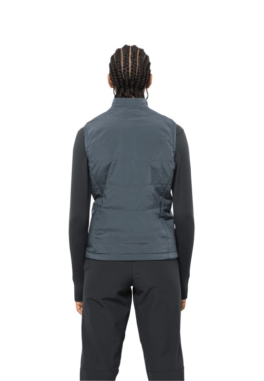 Bike Commute Ins Vest W Slate Blue Brand Jack Wolfskin