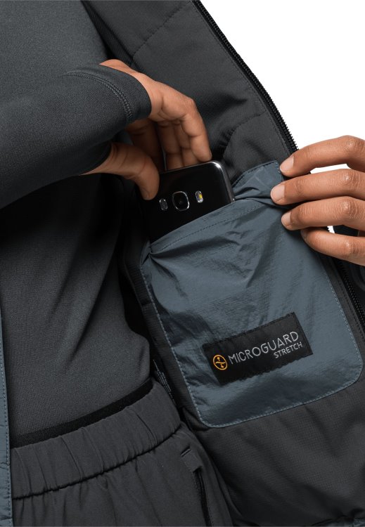 Bike Commute Ins Vest W Slate Blue Brand Jack Wolfskin