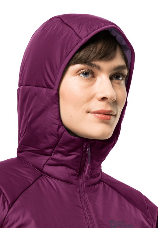 Bergland Ins Hoody W Wild Berry Original Brand Jack Wolfskin