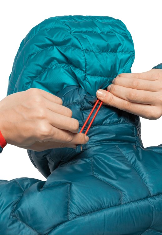 Brand Jack Wolfskin Collections Blue Coral Alpspitze Down Hoody W