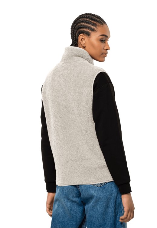 Winter Pearl New High Curl Vest W Brand Jack Wolfskin