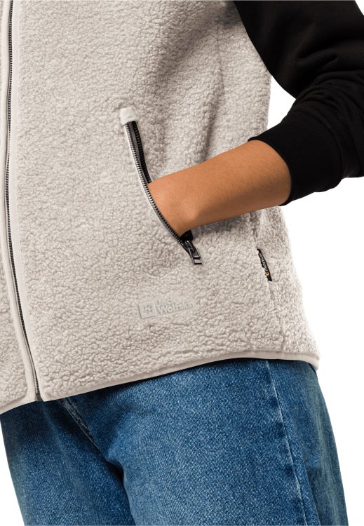 Winter Pearl New High Curl Vest W Brand Jack Wolfskin