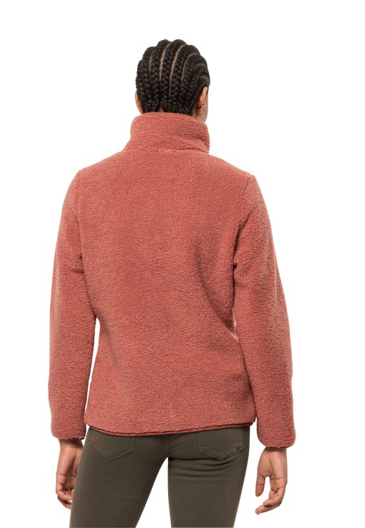 Original Autumn Red High Curl Jacket W Brand Jack Wolfskin