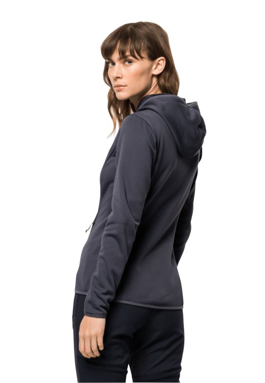 Baiselberg Hooded Fz W Brand Jack Wolfskin Graphite New