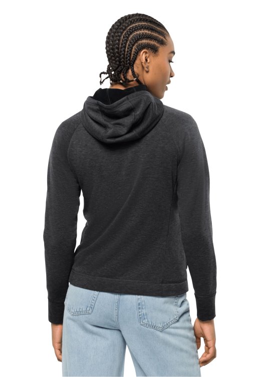 Waldsee Hooded Jacket W Black Brand Jack Wolfskin Collection