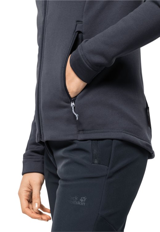 Brand Jack Wolfskin Original Hirschberg Hooded Fz W Graphite