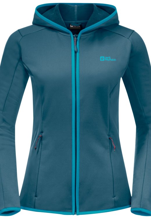 Blue Coral Baiselberg Hooded Fz W Brand Jack Wolfskin Origins