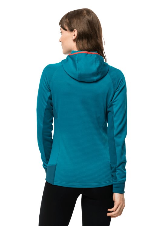 Hydro Grid Fleece W Brand Jack Wolfskin Freshwater Blue Collection