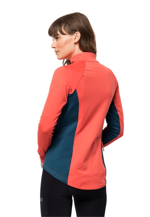 Morobbia Fz W Hot Coral Brand Jack Wolfskin Origin