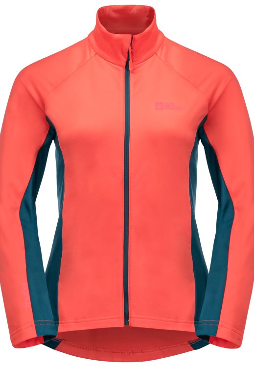 Morobbia Fz W Hot Coral Brand Jack Wolfskin Origin