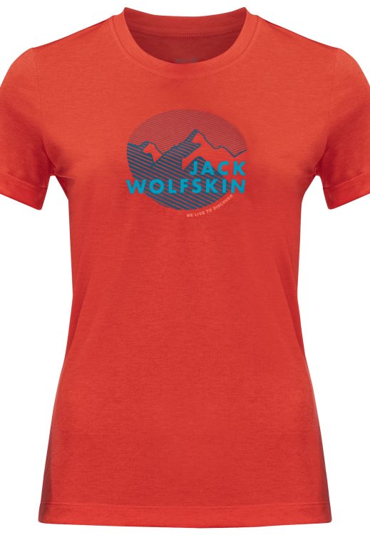 Brand Jack Wolfskin Grenadine Best Hiking S/s Graphic T W