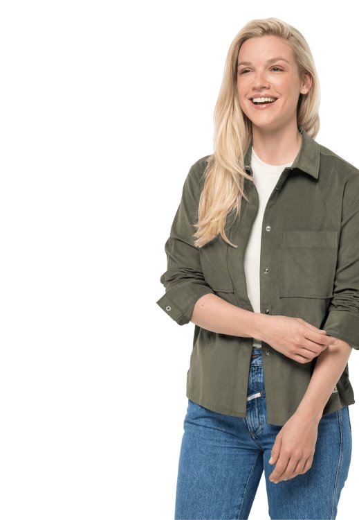 Dusty Olive Brand Jack Wolfskin Hot Nature Shirt W