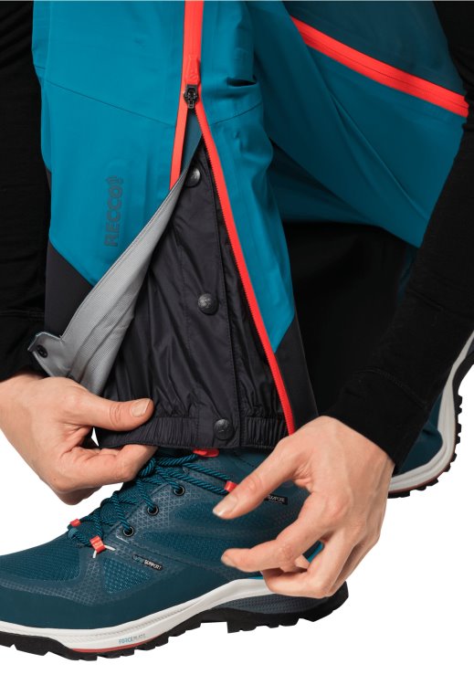 Blue Coral Brand Jack Wolfskin Origin Alpspitze 3l Pants W