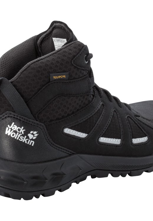 Black-Grey Woodland 2 Texapore Mid W Hot Brand Jack Wolfskin