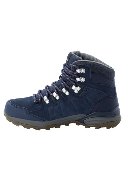Best Refugio Texapore Mid W Brand Jack Wolfskin Dark Blue-Grey