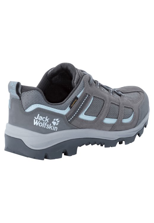 Brand Tarmac Grey-Light Blue Vojo 3 Texapore Low W Brand Jack Wolfskin