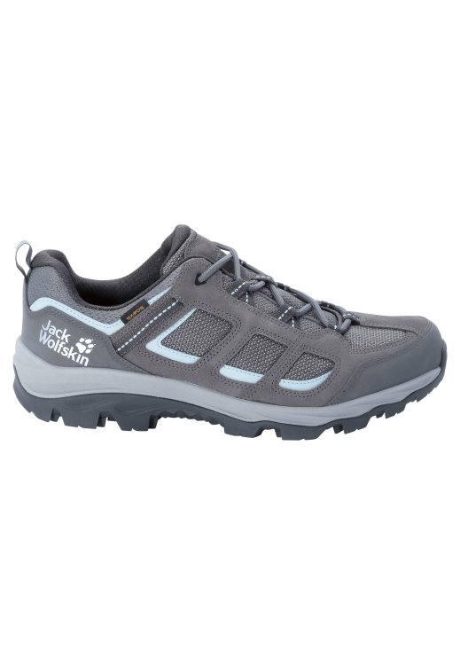 Brand Tarmac Grey-Light Blue Vojo 3 Texapore Low W Brand Jack Wolfskin