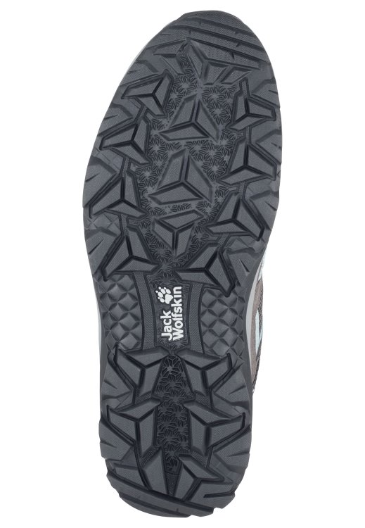Brand Tarmac Grey-Light Blue Vojo 3 Texapore Low W Brand Jack Wolfskin