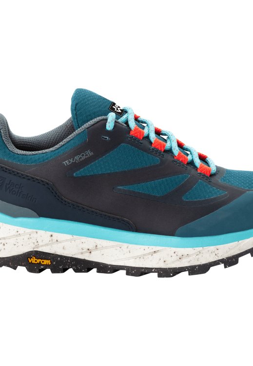 Terraventure Texapore Low W Blue-Coral Best Brand Jack Wolfskin