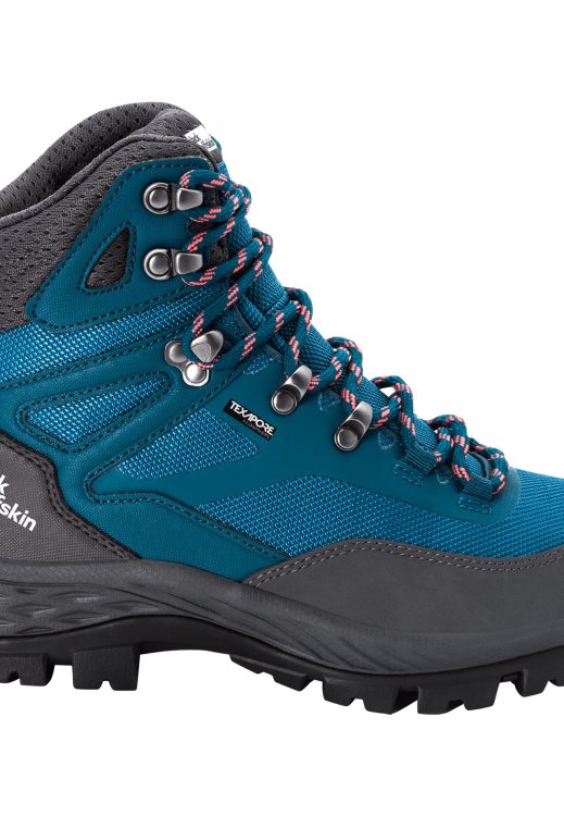 Brand Jack Wolfskin Origin Rebellion Guide Texapore Mid W Turquoise-Coral