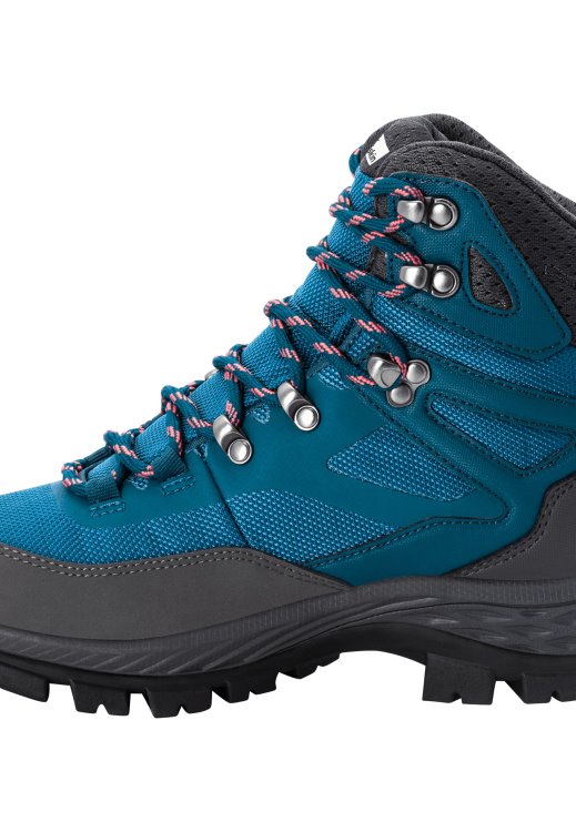 Brand Jack Wolfskin Origin Rebellion Guide Texapore Mid W Turquoise-Coral