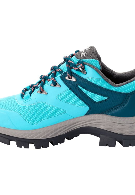 Brand Jack Wolfskin Rebellion Guide Texapore Low W Brands Turquoise-Coral
