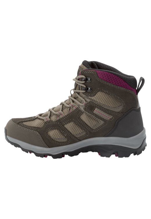 Collections Vojo 3 Texapore Mid W Brand Jack Wolfskin Khaki-Burgundy