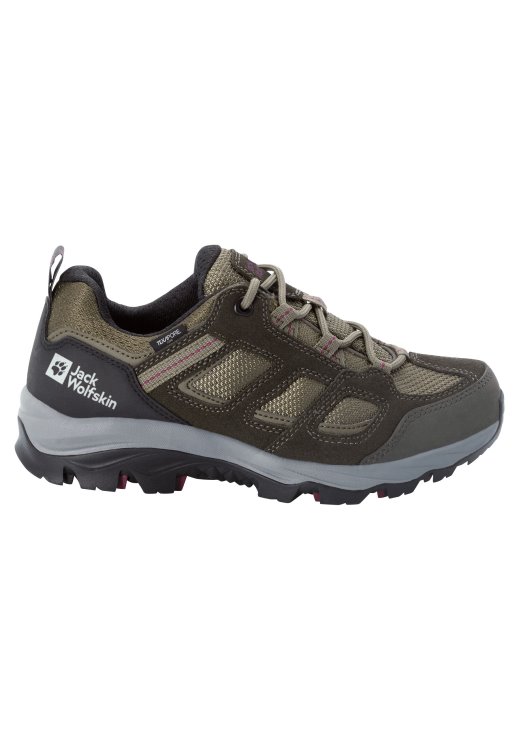 Origins Brand Jack Wolfskin Khaki-Burgundy Vojo 3 Texapore Low W
