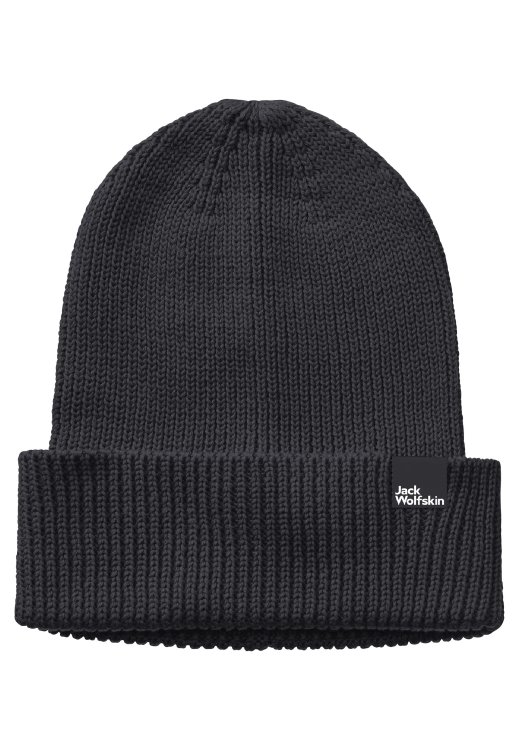 New Brand Jack Wolfskin Black Essential Beanie