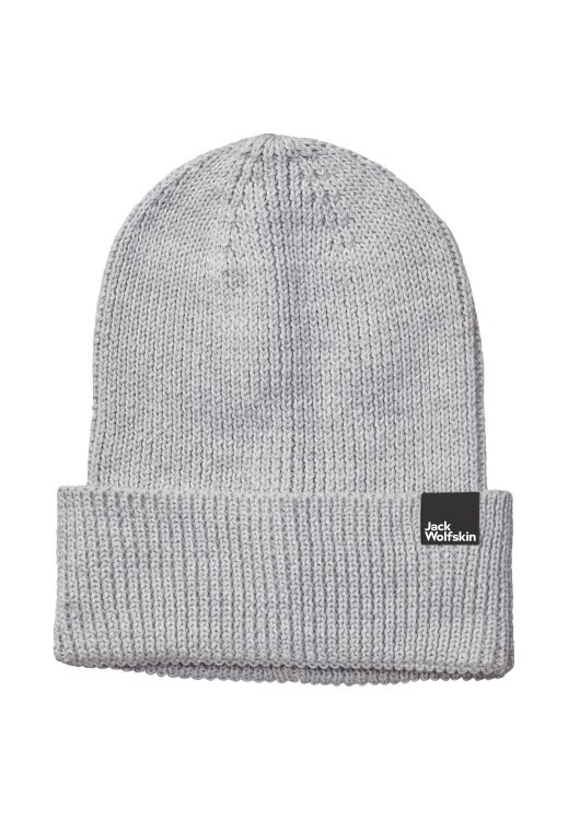 Essential Beanie Best Brand Jack Wolfskin Grey Heather