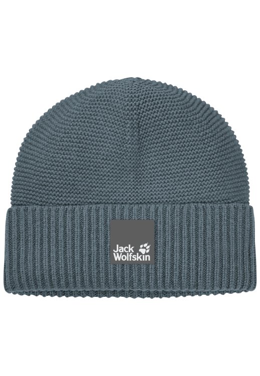 Brand Jack Wolfskin Slate Blue Fashion Nature Wool Beanie