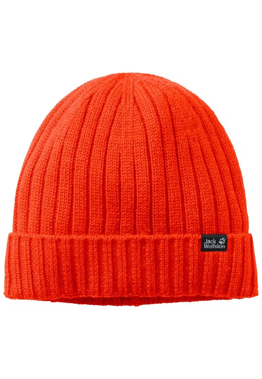 Brand Jack Wolfskin Flashing Red Stormlock Rip Knit Cap Collection