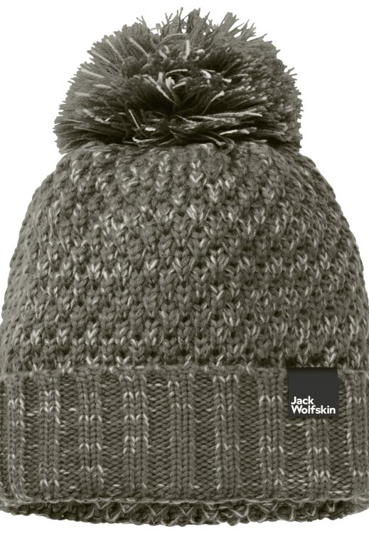 Brand Jack Wolfskin Dusty Olive Highloft Knit Cap Women