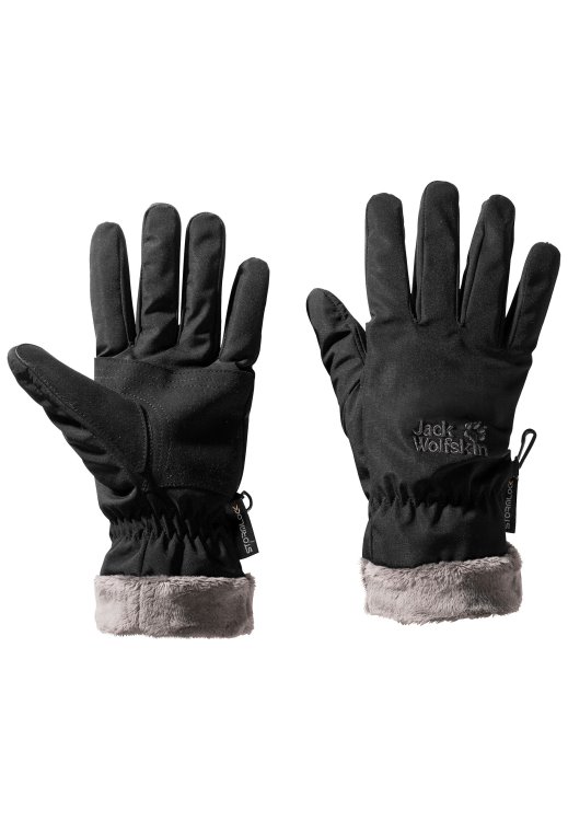 Brands Stormlock Highloft Glove Women Black Brand Jack Wolfskin