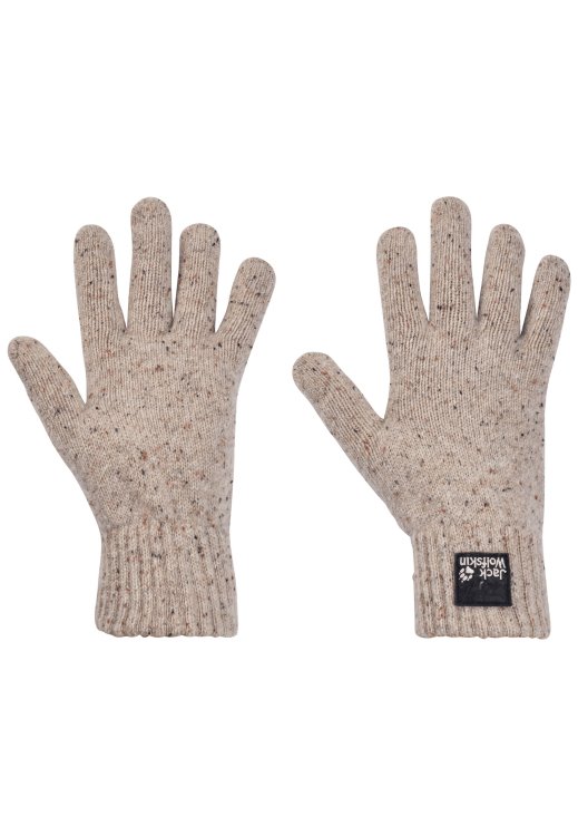 Brand Jack Wolfskin Best Beige Nature Knit Glove