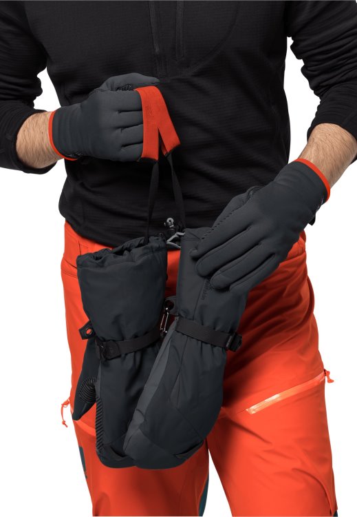 Brand Jack Wolfskin Alpspitze 3in1 Glove Phantom New