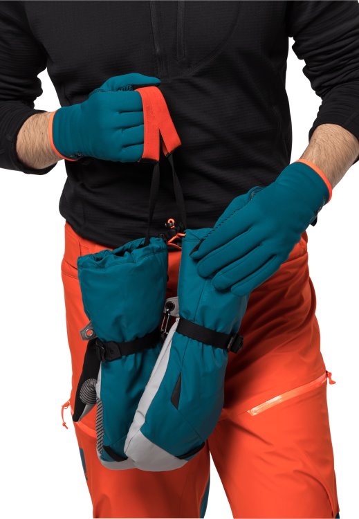 Best Brand Jack Wolfskin Blue Coral Alpspitze 3in1 Glove