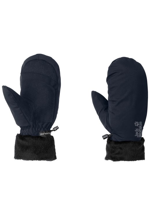 New Brand Jack Wolfskin Stormlock Highloft Mitten Wmn Night Blue