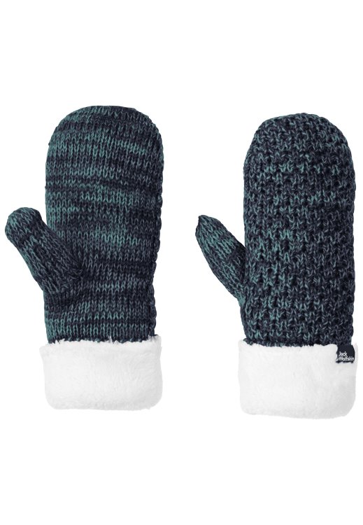 Highloft Knit Mitten Women Brand Jack Wolfskin Night Blue Collections