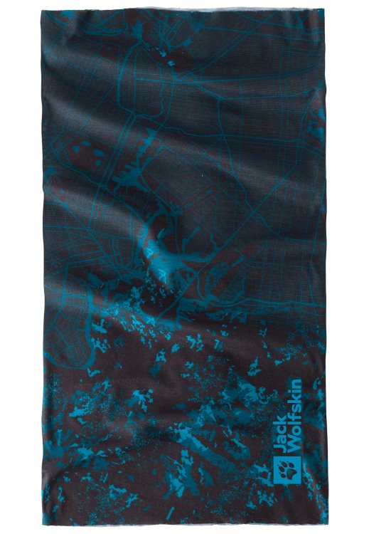 Melange Headgear Original Blue Coral All Over Brand Jack Wolfskin